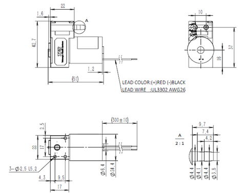 Diaphragm Liquid Pump - DCP-180/200 Series [Under Development]