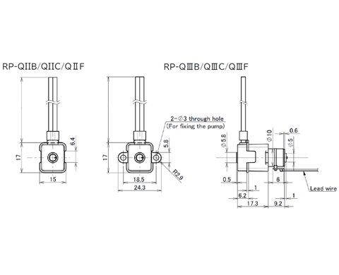 Stepper Motor Type of Ring Pump RP-QⅡ/RP-QⅢ Series [Discharge Rate: 2.6 ~ 2,600 μL/min]